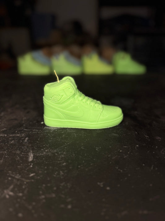 Jordan 1 Green Apple Candle